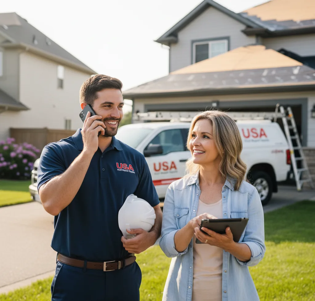 USA Roof Repair Experts customer support in Pickford